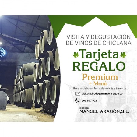 Tarjeta Regalo - Visita Premium + Menú